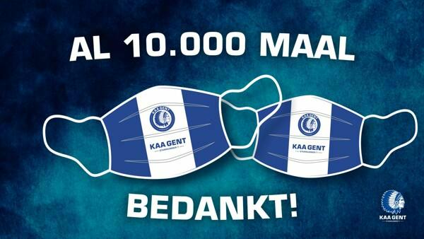 Eerste 10.000 mondmaskers de deur uit!