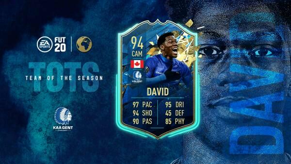 Jonathan David in FIFA Team of the Season