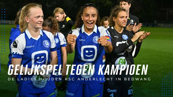 Ladies houden Anderlecht in toom