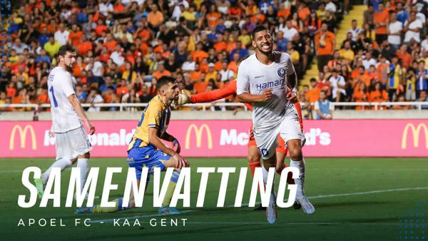 🎬 Samenvatting APOEL FC - KAA Gent