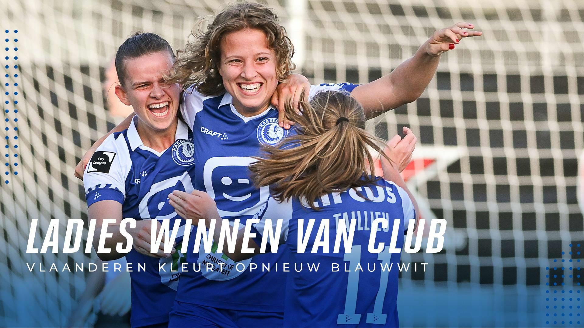 Ladies winnen de Slag om Vlaanderen