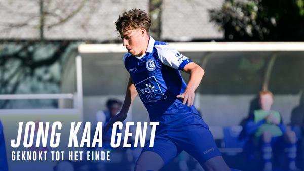 Laat maar verdiend gelijkspel voor Jong KAA Gent