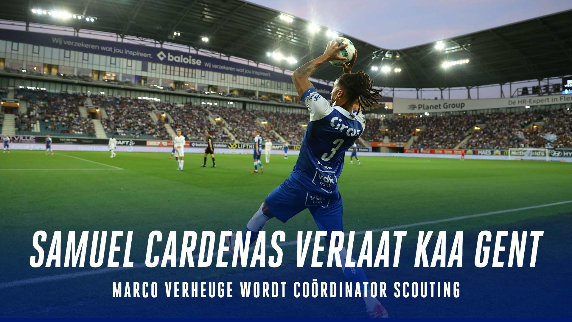 Hoofdscout Samuel Cardenas verlaat KAA Gent