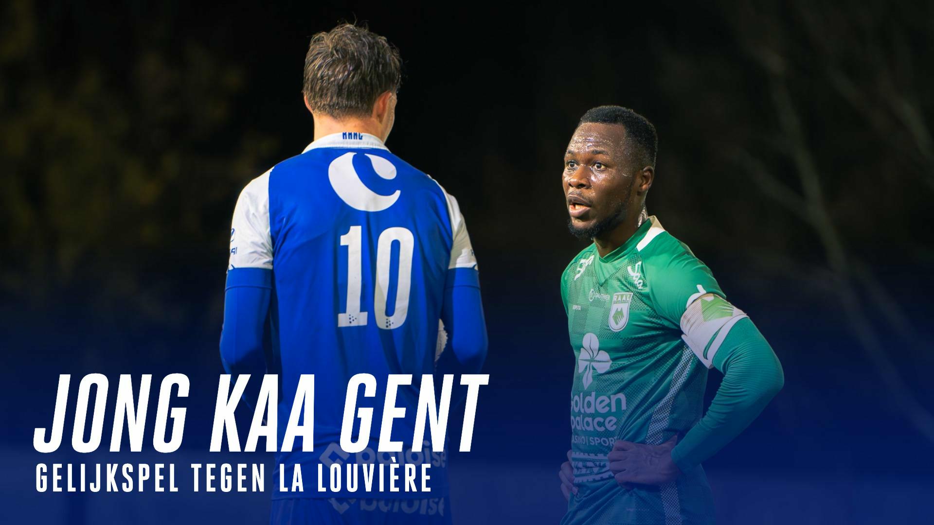 Jong KAA Gent en La Louvière verdelen de punten