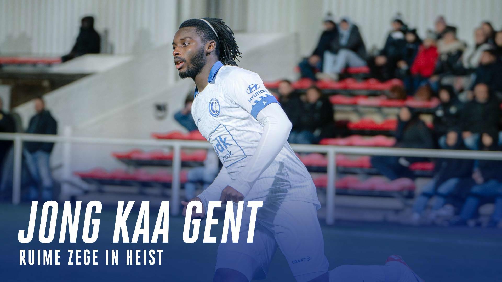 Jong KAA Gent legt Heist over de knie