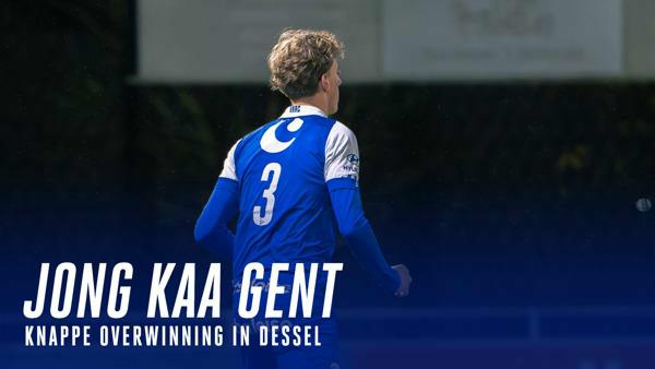 Jong KAA Gent sluit jaar af op derde plaats