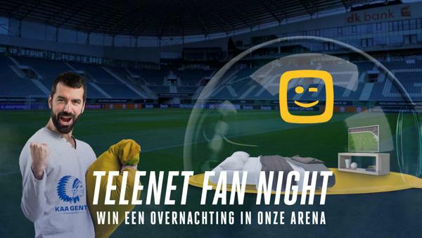 Telenet trakteert Buffalo’s op een ultieme sleepover in de KAA Gent Arena