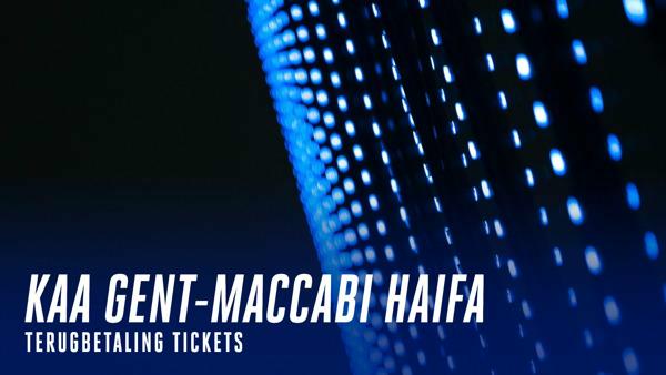 Terugbetaling tickets KAA Gent-Maccabi Haifa