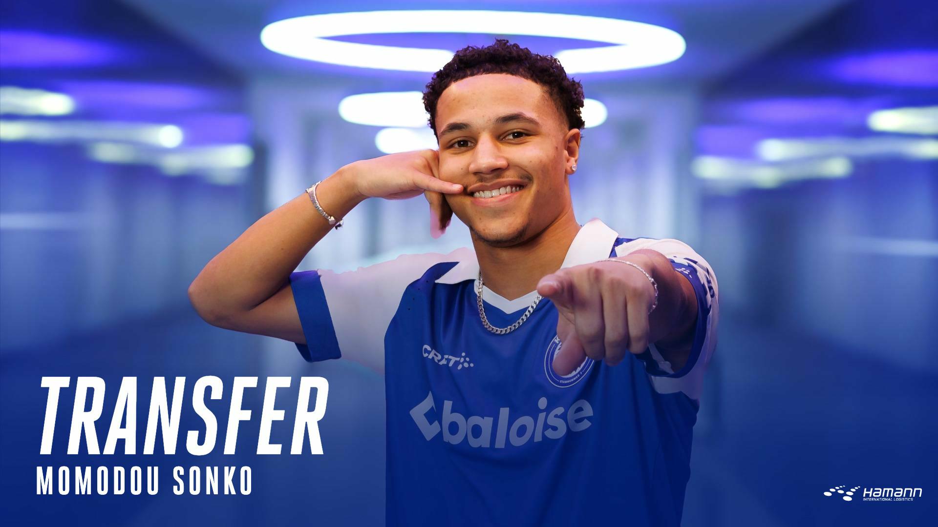 Onze nieuwe nummer 9: Momodou Sonko!