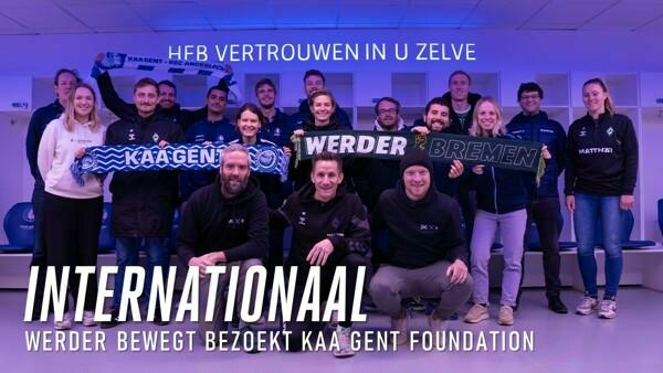 Werder Bewegt bezoekt de KAA Gent Foundation