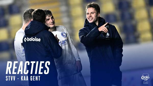 💬 Reacties na STVV - KAA Gent (Croky Cup)