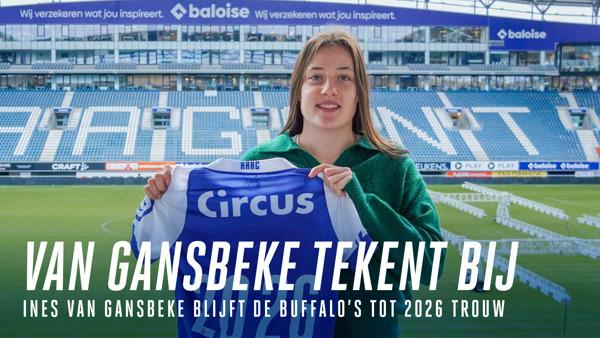 Ines Van Gansbeke blijft twee jaar langer een Buffalo