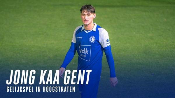 Van Hauter bezorgt Jong KAA Gent punt in slotminuut