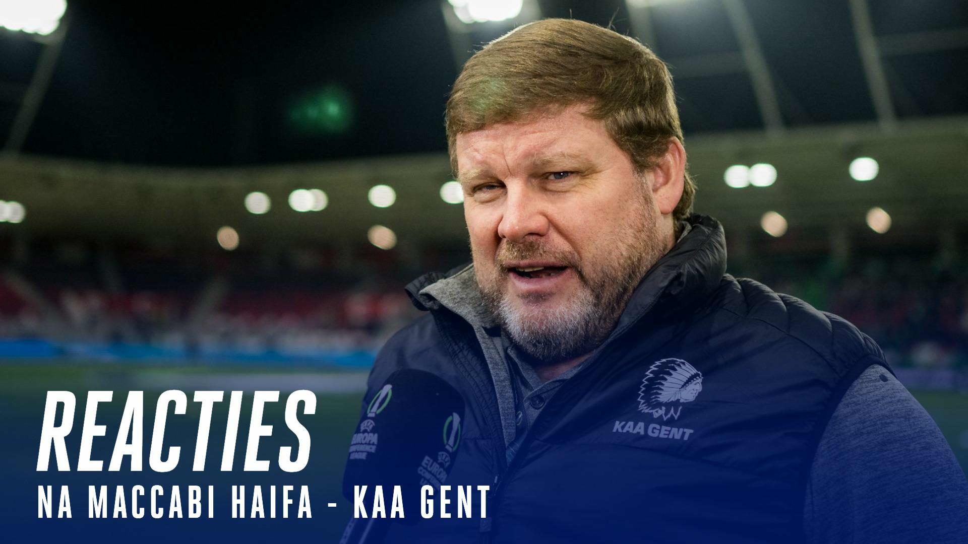 💬 Reacties na Maccabi Haifa - KAA Gent