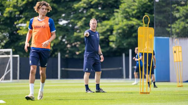 Eerste veldtraining onder Wouter Vrancken