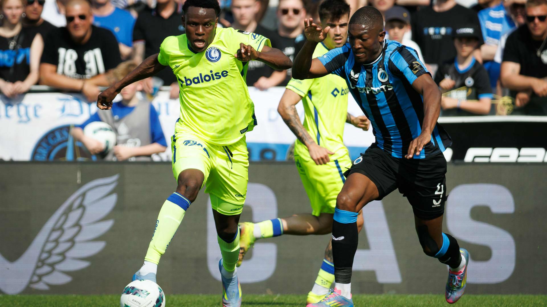 Gent onderuit tegen Club Brugge