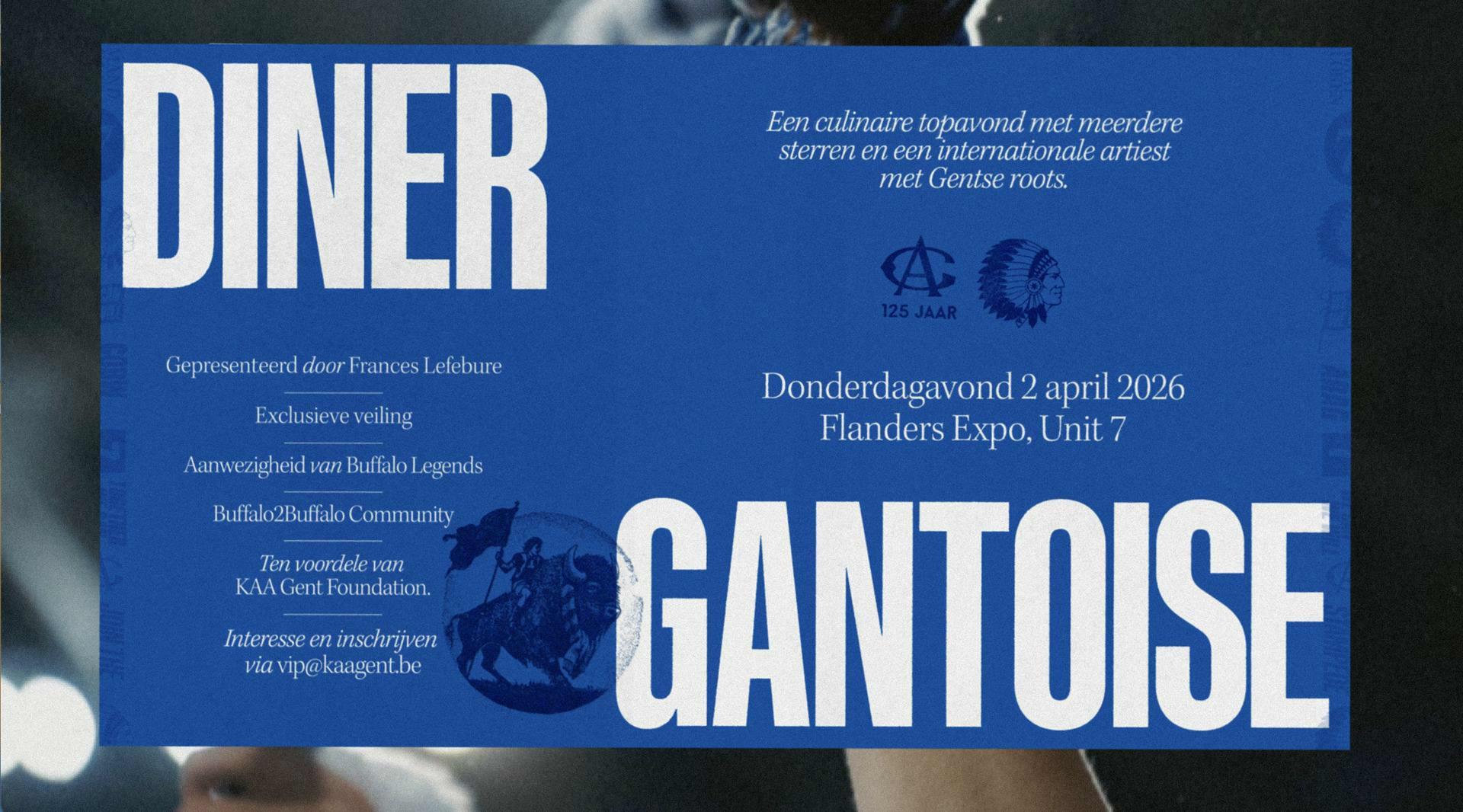 Diner Gantoise - 125 jaar KAA Gent