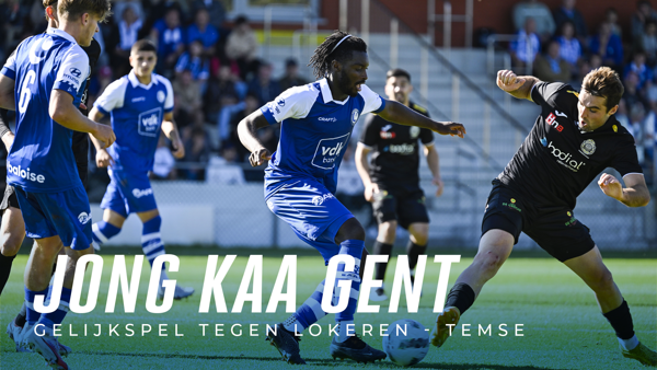 Jong KAA Gent deelt de punten met Lokeren-Temse