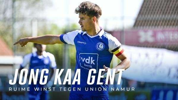 Ook Jong KAA Gent blijft ongeslagen