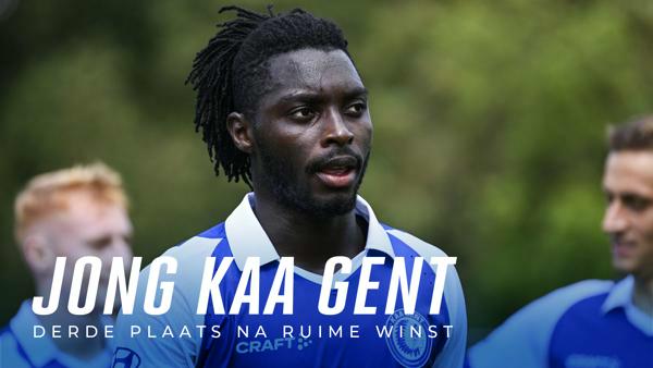 Sterk Jong KAA Gent klimt naar derde plaats