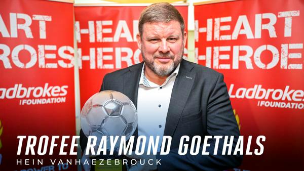 Hein Vanhaezebrouck wint Trofee Raymond Goethals