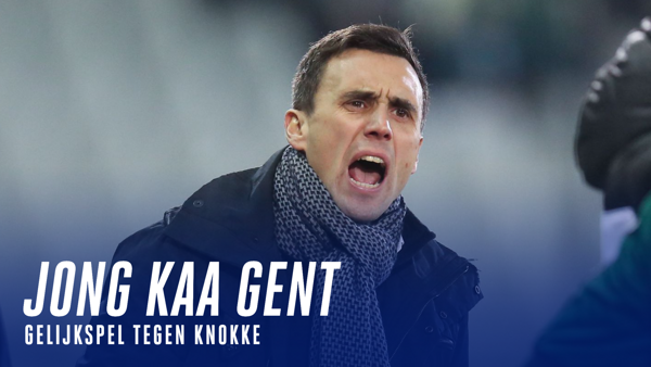 Jong KAA Gent speelt gelijk in Knokke