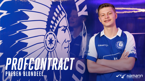 Eerste profcontract voor Preben Blondeel