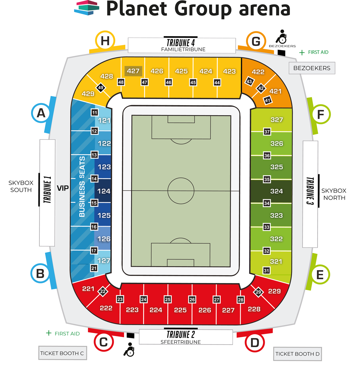 Stadionplan